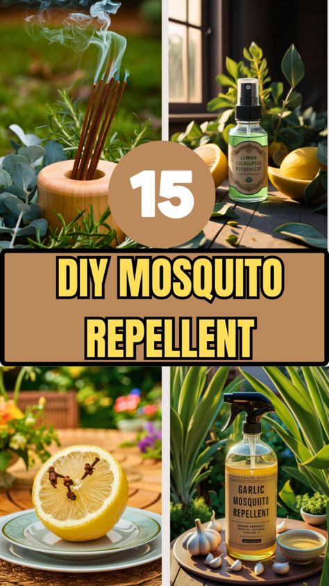 Fly Repellant Diy, Homemade Mosquito Spray, Mosquito Repellent Lotion, Plants That Repel Mosquitoes, Mosquito Repellent Candle, Mosquito Repellent Homemade, Diy Mosquito Repellent, Bug Spray Recipe, Citronella Essential Oil