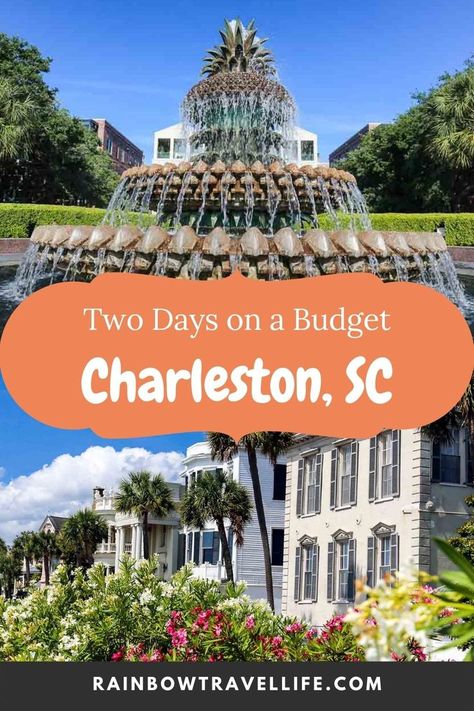 Charleston can be a very expensive city, but there are plenty of things to do that help make Charleston budget-friendly! This plan is filled with information for two days in Charleston on a budget, plus a few extra items that can be added or substituted. Vegan food places in Charleston included, plus places to stay in Charleston. Charleston Sc Hotels, Charleston Travel Guide, Charleston Hotels, South Carolina Travel, Charleston Travel, Vegan Travel, Food Places, Group Travel, Charleston Sc