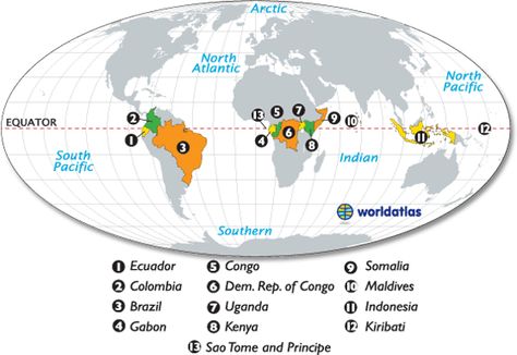 Equator Map, Earth's Atmosphere Layers, India World Map, World Atlas Map, Geography Notes, International Date Line, Upsc Notes, Daily Use Words, Economic Geography