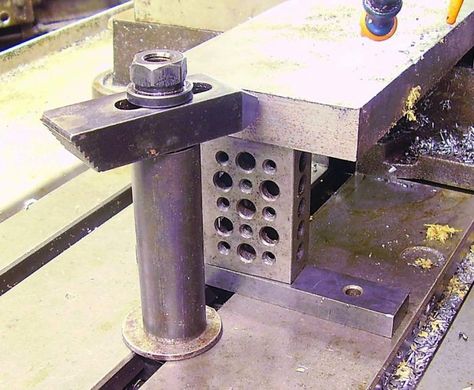 T-slot clamps are tried-and-true accessories for milling applications. Chances are that if you have a milling machine, you have a set. CTE contributor Brandt Taylor tells us how to get the most out of T-slot clamps by using them for more than clamping. Click to ready more. #CTEplus Milling Machine Projects, Metalworking Tools, Wire Bending, Metal Forming, Machining Projects, Industrial Machinery, Shop Equipment, Metal Working Tools, Tool Shop