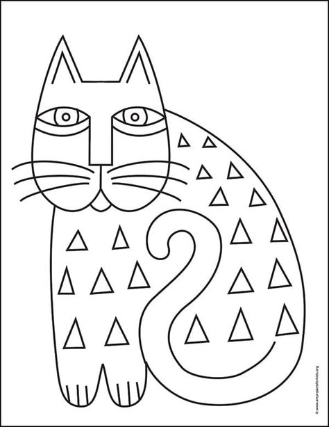 zentangle coloring pages printables simple Laurel Burch Art, Fish Coloring, Cat Template, Laurel Burch Cats, Sub Plan, Fish Coloring Page, Cat Coloring, Cat Coloring Book, Cat Tattoo Designs