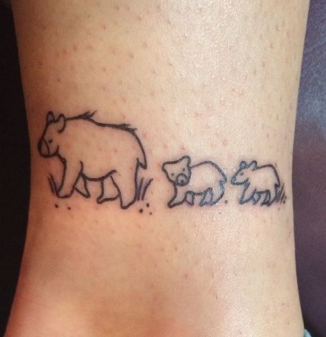 Momma Bear And Cubs Tattoo, Bear And Cubs Tattoo, Sleeping Bear Sand Dunes, Ypsilanti Michigan, Tattoo Sites, Cubs Tattoo, Tiny Wrist Tattoos, Idea Tattoo, Tattoos With Kids Names