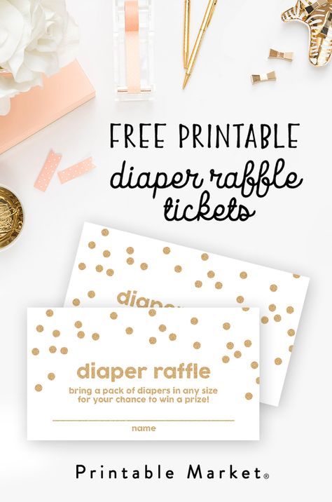 These free printable diaper raffle tickets are the perfect accompaniment to your baby shower invitation! Diaper Raffle Tickets Free Printable, Ticket Printable, Bebe Shower, Sprinkle Shower, Baby Shower Prizes, Boy Shower Invitations, Twin Shower, Free Baby Shower, Trendy Baby Shower Ideas