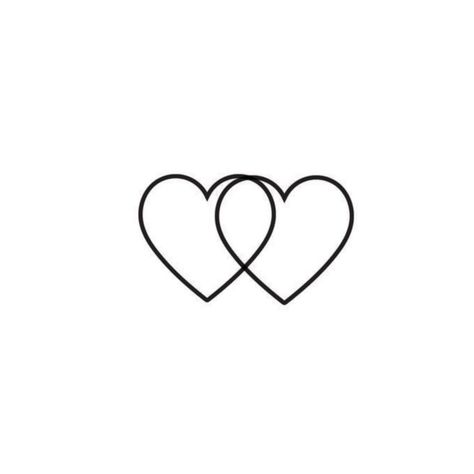 Interlinked Hearts Tattoo, Two Hearts Connected Tattoo, Intertwined Hearts Tattoo, Interlocking Heart Tattoo, 2 Hearts Tattoo, Double Heart Tattoo, Two Hearts Tattoo, Little Heart Tattoos, Heart Tat