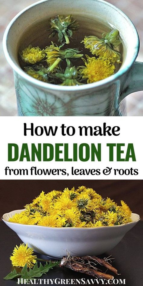 Dandelion Tea Recipe, Dried Dandelion, Nettle Leaf Tea, Roasted Dandelion Root, Dandelion Benefits, Dandelion Root Tea, Edible Flowers Recipes, Wild Food Foraging, Foraging Recipes