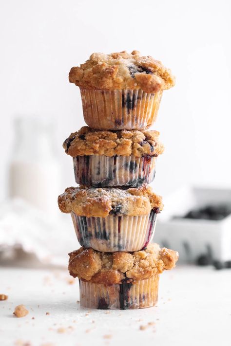 Blueberry Streusel Muffins - Broma Bakery Chocolate Blueberry Muffins, Blueberry Streusel Muffins, Blueberry Streusel, White Chocolate Muffins, Chocolate Blueberry, Broma Bakery, Moist Muffins, Streusel Muffins, Berry Muffins