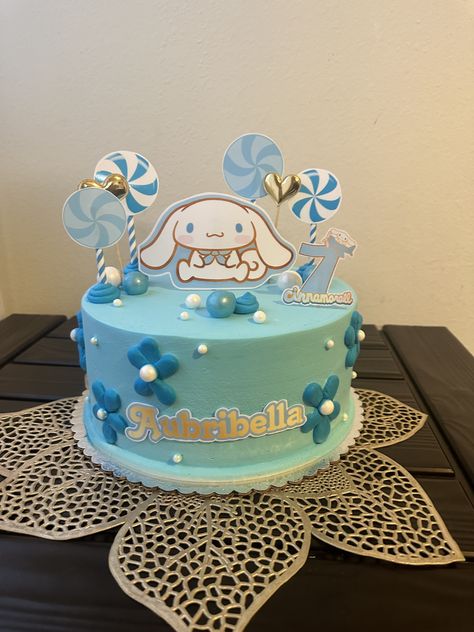 Cinnamoroll Cake Birthday, Sanrio Cake Birthday, Cinnamoroll Birthday Cake, Cinamoroll Cake, Cinnamoroll Cake, 1st Birthday Cake Designs, Baking Bad, Cake Competition, Hello Kitty Birthday Cake