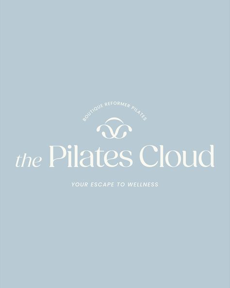 BRAND REVEAL — the pilates cloud ☁️ @pilatescloud is a boutique reformer pilates studio, designed to feel like an escape from the everyday! they wanted a brand that feels inviting, calming, and luxurious, so we paired an elegant yet playful serif with a custom abstract cloud logo, reflecting elements of the primary logo to create a unified and soothing brand identity 💫 thank you @pilatescloud for trusting me with your vision and making this mini brand so fun to bring to life! Calm Logo, Cloud Logo Design, Reformer Pilates Studio, Pilates Logo, Brand Reveal, Cloud Logo, Reformer Pilates, Abstract Cloud, Dream Studio