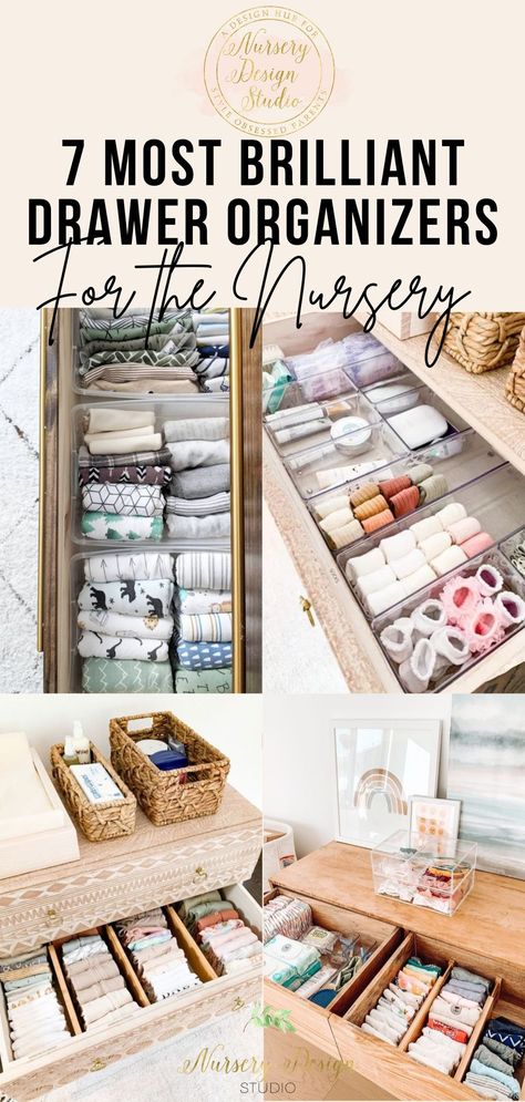 THE-7-MOST-BRILLIANT-NURSERY-DRAWER-ORGANIZERS Nursery Drawers, Baby Drawer Organization, Newborn Organization, Nursery Drawer Organization, Baby Dresser Organization, Nursery Dresser Organization, Baby Drawer, Nursery Drawer, Clothes Drawer Organization