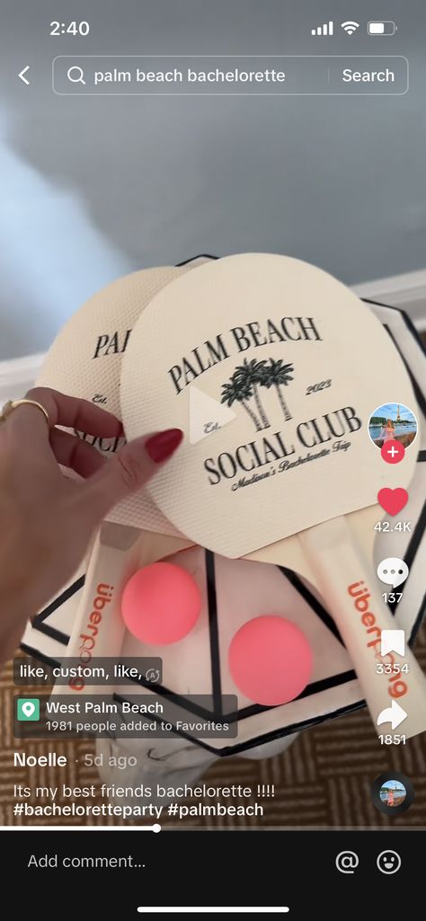 West Palm Beach Bachelorette Party, Palm Beach Bachelorette Party, Pickleball Bachelorette, Palm Beach Bachelorette, Tennis Bachelorette, Coastal Bachelorette, Beach Bach, Beach Bachelorette Party, Bachelorette Party Beach