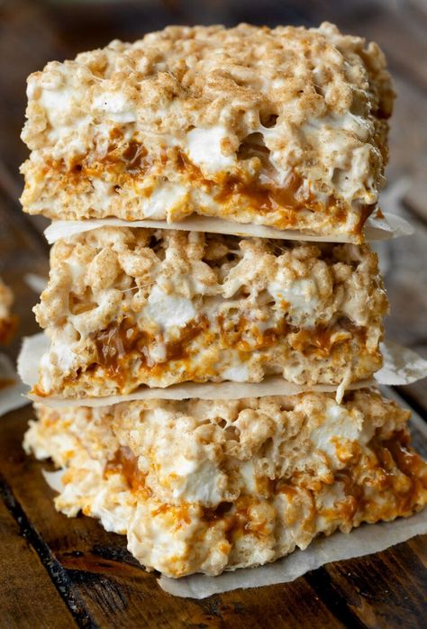 Krispie Treats Recipe, Lake Food, Sweet Basil, Camping Recipes, Rice Crispy Treats, Summer Camping, Rice Krispie Treats, Crispy Treats, Rice Krispie