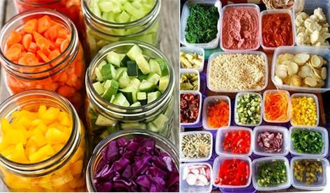 Salad Bar Meal Prep, Batch Meal Prep, Premenopausal Diet, Diy Salad Bar, Meal Prep Hacks, Diy Salad, Batch Meals, Prepping Ideas, Meal Prep Tips