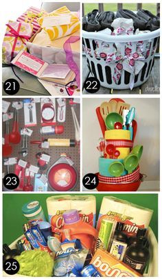 60 BEST {and Most Creative} Bridal Shower Gift Ideas Bridal Gift Baskets, Creative Bridal Shower Gifts, Bridal Shower Gift Ideas, Best Bridal Shower Gift, Bridal Shower Gifts For Bride, Shower Gift Ideas, Diy Gift Baskets, Wedding Shower Gifts, Deco Originale