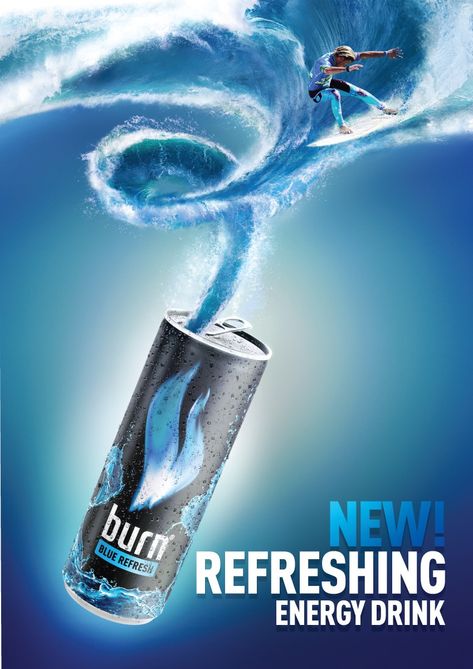 Energy Drink Ads Creative Advertising, Redbull Poster, Energy Drink Ads, Energy Drink Poster, Drinks Ads, Horse Drawing Tutorial, Beverage Poster, Product Commercial, Raster Graphics