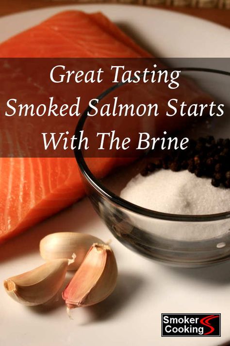 Fish Brine Recipe, Salmon Brine, Smoked Salmon Brine, Smoked Fish Recipe, Smoky Salmon, Basic Brine, Best Smoked Salmon, Smoked Salmon Recipes, Brine Recipe