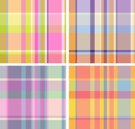 Madras check. Spring-and-summer collection of plaid. Seamless pattern , #spon, #Spring, #summer, #Madras, #check, #Seamless #ad Madras Checks, Simple Illustration, Cheque Design, Pattern Illustration, Summer Collection, Seamless Pattern, Seamless Patterns, Color Schemes, Tart