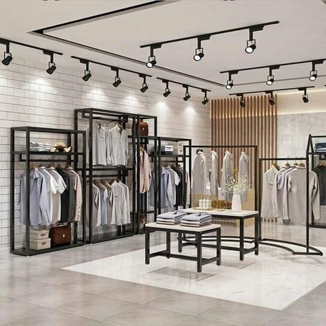 Clothing Boutique Interior, Clothing Store Displays, Retail Store Interior Design, Clothing Store Interior, Clothing Store Design, Store Design Boutique, Retail Store Interior, Showroom Interior Design, Store Layout