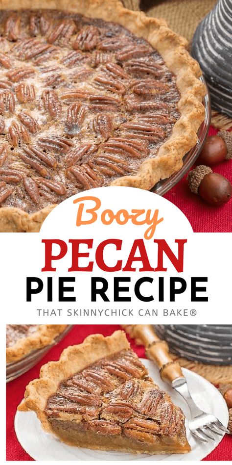 Classic Pecan Pie, with a boozy twist! - A rich, ultra-sweet indulgence. A perfect dessert recipe for the holidays! #pecanpie #bourbon #Thanksgiving #pies Fireball Recipes, Classic Pecan Pie, Best Pie Recipes, Bourbon Pecan Pie, Fireball Whiskey, Boozy Desserts, Best Pie, Pecan Pie Recipe, Cakes Recipes