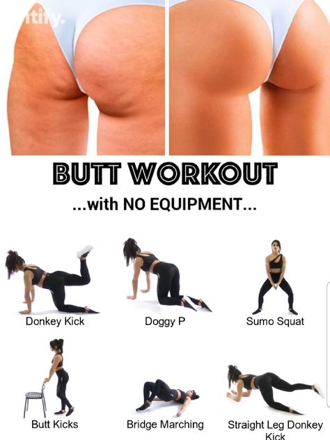 Flabby Buttocks Workout, Under Buttcheek Workout, Bigger Buttocks Workout Exercises, Motivasi Diet, Workout Routines For Beginners, Glute Workout, Buttocks Workout, Trening Fitness, Quick Workout Routine