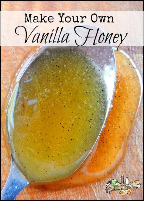 Herb Infused Honey, Make Your Own Vanilla, Vanilla Honey, Infused Honey, Aesthetic Health, Tattoo Health, Bee Tattoo, Honey Recipes, Homemade Vanilla