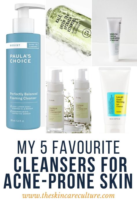 My 5 Favourite Cleansers For Acne Prone Skin: If you have acne-prone skin, chances are that you have probably been led to believe that washing your face multiple times a day to keep it clean is the golden rule for having clear skin.Well, I am not going to lie, I’ve been led to believe the same thing too.But when my face started hosting acne as if it was a damn free hotel, I started doubting my decision to listen to the rubbish online skin experts had to say. Cleansers For Acne Prone Skin, Best Acne Cleanser, Best Cleansers, The Golden Rule, Acne Cleansers, Hydrating Cleanser, Oily Skin Care, Golden Rule, Free Hotel