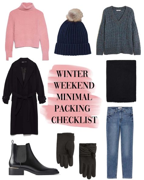 Capsule Wardrobe Weekend Trip Winter, City Weekend Outfit Winter, Autumn Weekend Getaway Outfits, Winter Weekend Getaway Outfits Casual, Mountain Weekend Outfit Winter, Weekend In Paris Outfits Winter, Winter Weekend Getaway Outfits Cold Weather, Weekend City Break Outfit Winter, Weekend In The Mountains Outfit Winter