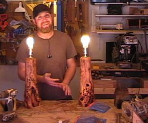 How to make Log Lamps  great video Log Lamps, Log Furniture Diy, Log Cabin Ideas, Driftwood Lamp, Log Furniture, Cool Lamps, Rustic Lamps, Live Edge Wood, Wooden Lamp