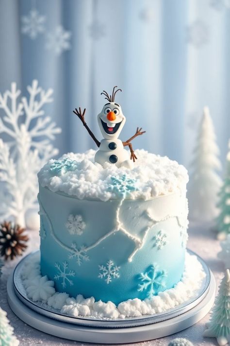 Surprise your guests with a cake straight from Disney magic! From an adorable Olaf’s Winter Wonderland Cake to show-stopping designs celebrating Mickey Mouse and Princess Elsa, these 20 enchanting Disney cake ideas will make your celebrations unforgettable. Discover how you can create a magical atmosphere at your parties with cake designs that incorporate beloved Disney characters and themes. These cakes are perfect for birthdays, themed parties, and special occasions, imbuing each celebration with joyful memories and sweetness. Disney Cake Designs, Winter Themed Cakes, Frozen 4th Birthday Cake, Winter Wonderland Theme Cake, Frozen Cake Ideas Birthdays, Christmas Theme Cake Ideas, Simple Frozen Theme Cake, Elsa Cake Ideas, Winter Cakes Birthday