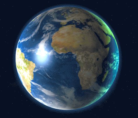 The Earth, Gif, Blue