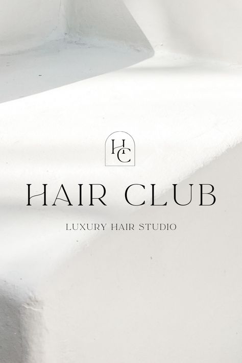 Hair Salon, Luxury Hair, Luxury Logo, Salon Branding, Aesthetic Logo Design Hair Salon, Luxury Salon Logo, Hair Salon Logo Ideas, Airport Kiosk, Hair Studio Logo, Salon Logo Design Ideas, Hair Brand Logo, Branding Hairstylist, Hair Salon Logo Design