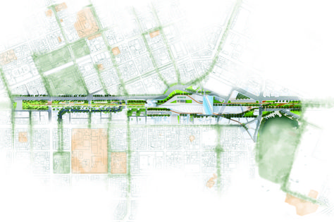 Green Corridor, Taichung City, Corridor Design, Linear Park, Site Plans, Green River, Taichung, Recreational Activities, Green Park