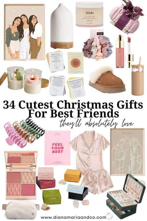 If you're not sure what to get your best friends for Christmas, this list is for you! There are so many cute gift ideas for best friends in this post that I can't wait to shop. Christmas Gifts For Best Friends, Gift Ideas For Best Friends, Ideas For Best Friends, Bff Christmas Gifts, Best Friend Christmas Gifts, Gifts For Best Friends, Cute Gift Ideas, Cute Gifts For Friends, Cheap Christmas Gifts