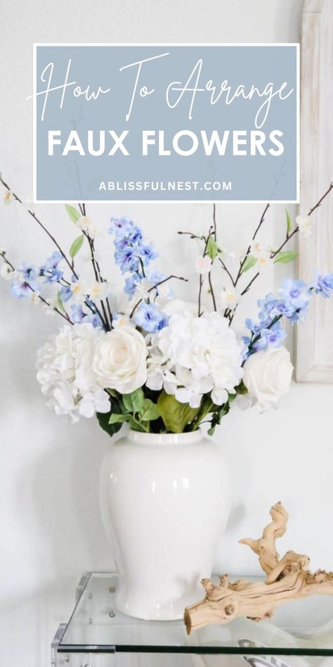 How To Arrange Artificial Flowers In A Vase, Artificial Flower Arrangements Diy, Flowers Arrangements For Home, Simple Flower Arrangements, How To Arrange Flowers In A Vase, Diy Flower Arrangements Home, Flower Arrangements Diy Artificial, Minimalist Flower Arrangement, Fake Flower Arrangements Diy