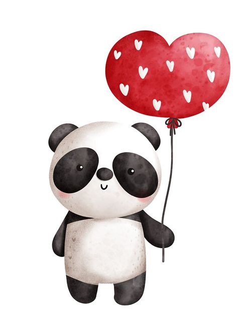 "valentine's day beautiful panda" Pullover Hoodie for Sale by MixShop10 | Redbubble Panda Valentines, Dan Zaljubljenih, Valentines Toppers, Valentine Cartoon, Valentine Doodle, Panda Card, Panda Illustration, Panda Art, Valentine Clipart