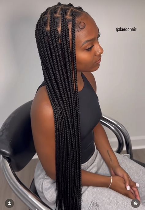 Short Box Braids Hairstyles, Braided Hairstyles For Black Women Cornrows, Braids Hairstyles For Black Women, Big Box Braids, Big Box Braids Hairstyles, Feed In Braids Hairstyles, Girl Braided Hairstyles, Single Braids, Box Braids Hairstyles For Black Women