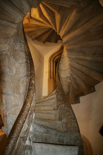 Double Helix Staircase, #Graz, Styria by cazfoto Graz, #Austria http://www.travelandtransitions.com/austria-travel/ Graz Austria, Beautiful Stairs, Take The Stairs, Double Helix, Spiral Stairs, The Spiral, Stair Steps, Stairway To Heaven, Grand Staircase