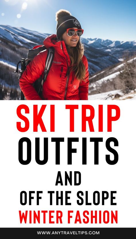 Hit the slopes in style with our ski outfit guide for men and women. This article explores how to layer effectively and what to pack for a fashionable yet functional skiing experience. Get ready to ski with confidence and comfort. On the slope and off the slope winter fashion! Packing tips | what to wear Ski Style Women, Winter Layering Guide, Ski Trip Outfits, Cute Ski Outfit, Cute Ski Outfits For Women, Women Ski Outfit, Ski Vacation Outfits, Cute Ski Outfits, Ski Fashion Womens