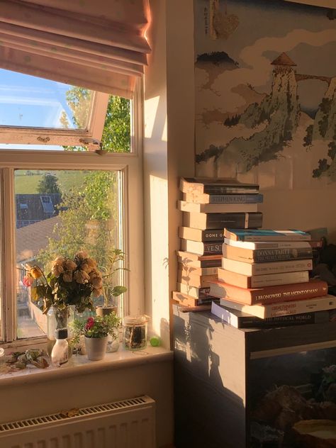 Books Piled Up Aesthetic, Universe Room Decor, Room Full Of Books Aesthetic, Piles Of Books Aesthetic, Book Piles Aesthetic, Book Stacks Aesthetic Bedroom, Books In Room, Book Pile Aesthetic, Pile Of Books Aesthetic