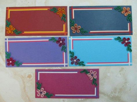 #Quilling #Envelopes Quilling Envelopes Design, Quilling Envelopes, Decorative Envelopes, Envelopes Design, Quilled Cards, Fancy Envelopes, Diy Fabric Jewellery, Quilling Work, Fabric Jewellery