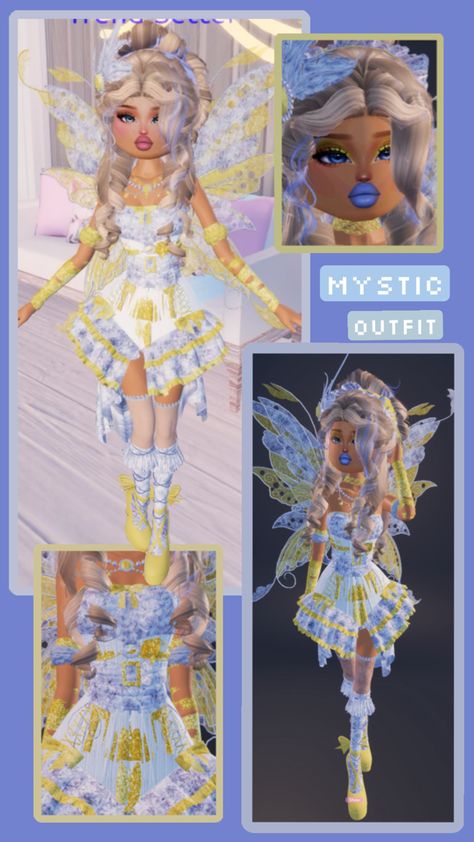 #dresstoimpress #mystic #vip #layered #robloxgame Mystic Dress, Layering Hacks, Dress To Impress Outfits, Dress To Impress, Layering