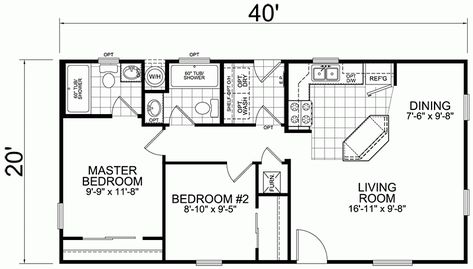 Connex House, Cape House Plans, 20x40 House Plans, Small Floor Plans, Small Tiny House, Cabin Floor, Tiny House Layout, Kitchen Floor Plans, Garage Floor Plans