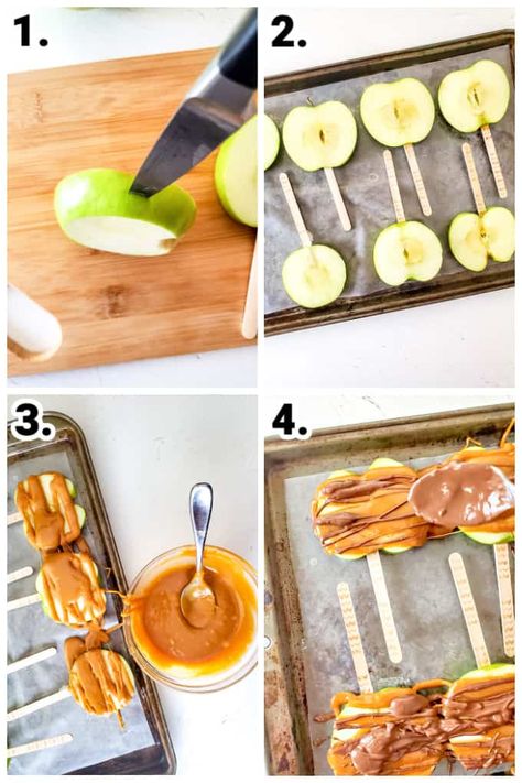 Caramel Filled Apple Slices, Caramel Apples On A Stick, Carmel Covered Apples Slices, Make Ahead Caramel Apple Slices, Carmel Apple Sticks, Caramel Covered Apple Slices, Carmel Chocolate Apple Slices, Carnal Apple Slices, Sliced Candy Apples On A Stick