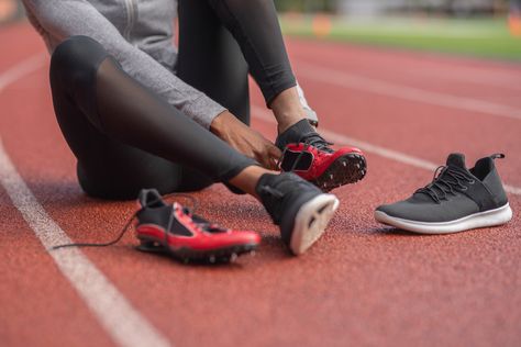 A type of track shoe, spikes are a must-have for any sprinter or track athlete. Learn what size spikes are best for sprinters and how to avoid disqualification. Sprint Shoes, Spikes Track, Cross Country Spikes, Track And Field Events, Running Distance, Track Spikes, Healthier Habits, Track And Field Shoes, Running Spikes