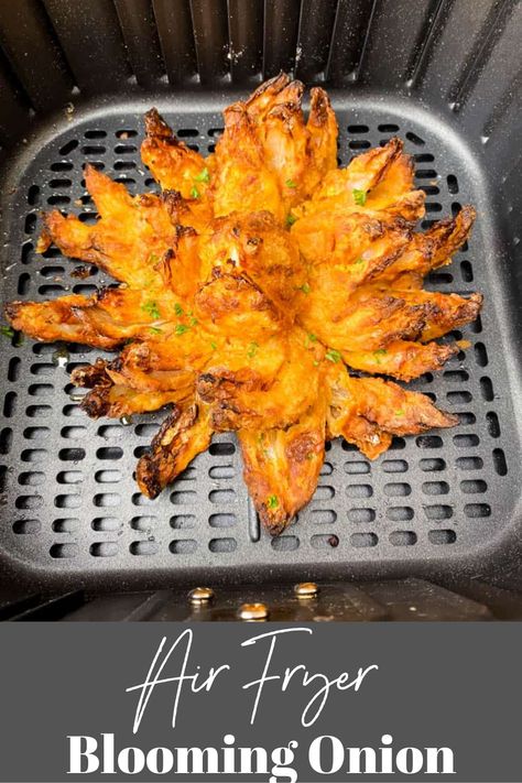 Air Fryer Blooming Onion Recipe, Air Fryer Blooming Onion, Blooming Onion Recipe, Onion Blossom, Blooming Onion Recipes, Onion Petals, Air Fryer Recipes Low Carb, Grill Dessert, Air Fryer Recipes Breakfast