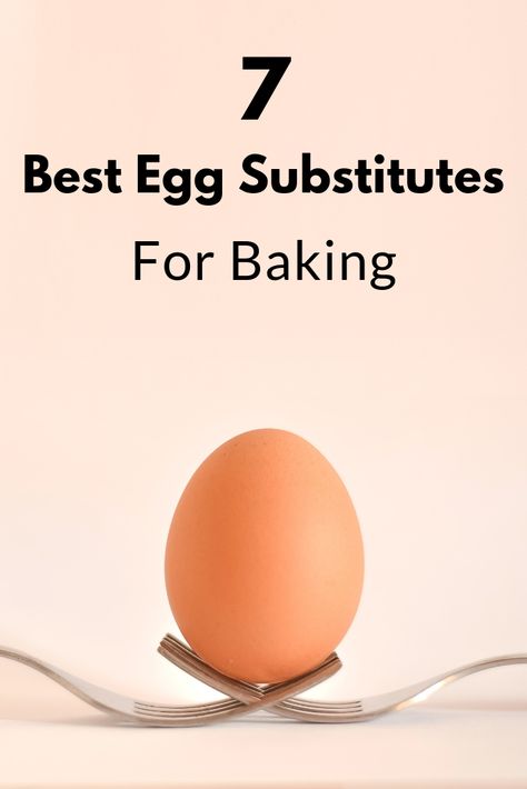 These 7 egg substitutes for baking are a life savior when you are trying to reduce your egg consumption or just ran out of eggs when baking! I have put together the 7 best egg substitutes that you can use in your next baking project in just one article! #eggs #eggsubstitutes #vegan #veganeggsubstitute #eggsubstituteforbaking #summerbaking #health  #baking Egg Baking Substitute, Substitution For Eggs, Egg Alternatives Baking, What To Substitute For Eggs, Substitute Eggs In Baking, Egg Substitutes In Baking, What Can You Substitute For Eggs, Baking Substitutes For Eggs, Egg Substitute In Baking Cookies