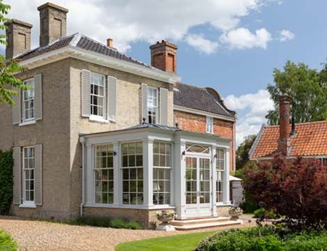 traditionally designed orangery Edwardian Conservatory, Kitchen Orangery, Orangery Conservatory, Victorian Conservatory, Orangery Extension, Charleston House, Conservatory Ideas, Conservatory Kitchen, Lottery Win