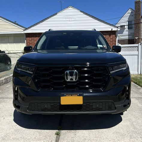 2024 Pilot Sport AWD Black on Black MODS - Full Black Out: IN PROGRESS | Honda Pilot - Honda Pilot Forums Honda Pilot 2024, 22 Wheels, Vision 2024, In Progress, Honda Pilot, Black On Black, Black Cover, Black Edition, Car Stuff