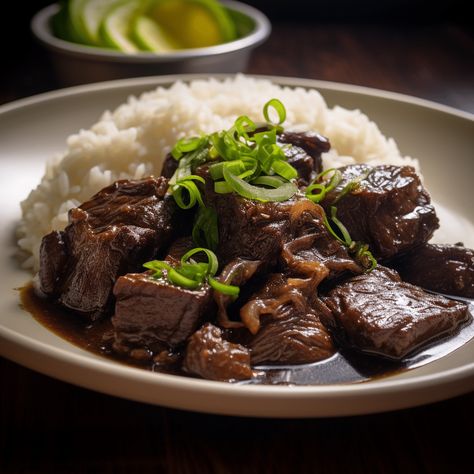 The Best Filipino Beef Adobo | What's Cookin' Chicago Beef Adobo Recipe Filipino, Beef Adobo, Beef Adobo Filipino, Adobo Beef, Adobe Recipe, Beef Chuck Recipes, Filipino Beef Stew, Fried Catfish Recipes, Beef Stew Meat Recipes