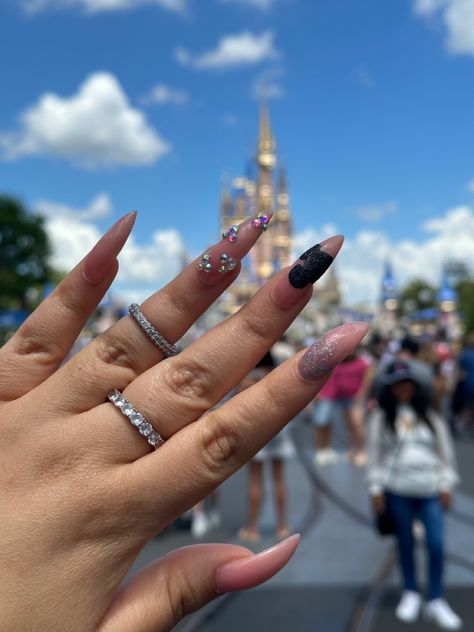 Celebrating 100 years of Disney! New nail set by me! @disney #nails #nailsnailsnails #nailsofinstagram #disney #disneynails #mickey #disneyworld #mickeymouse #mickeyears #100 #glitter #glam #sparkle #shine Mickey Nails, Celebrating 100 Years, Disney 100, Disney Nails, New Nail, Mickey Ears, New Hobbies, Disney Mickey, 100 Years