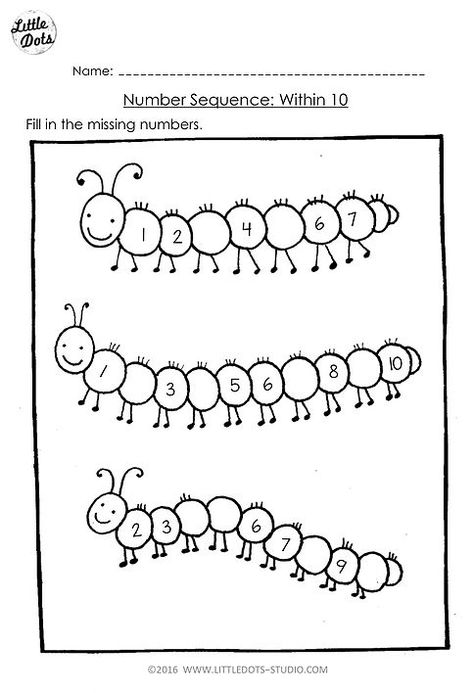 Free number sequence within 10 worksheet suitable for kindergarten to grade 1 level. Kindergarten Sequencing Worksheets, Sequencing Kindergarten, Preschool Math Printables, Missing Number Worksheets, Number Worksheets Kindergarten, Kindergarten Math Free, Sequencing Worksheets, Worksheets Kindergarten, Counting Worksheets